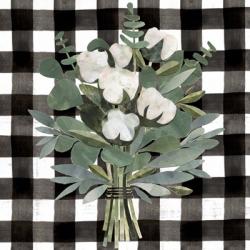 Buffalo Check Cut Paper Bouquet I | Obraz na stenu