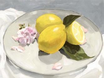 Lemons on a Plate II | Obraz na stenu