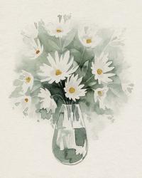 Daisy Bouquet Sketch I | Obraz na stenu