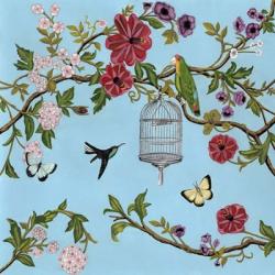 Bird Song Chinoiserie I | Obraz na stenu