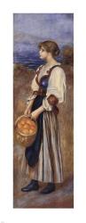 Girl with a Basket of Oranges | Obraz na stenu