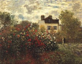 The Artist's Garden in Argenteuil | Obraz na stenu