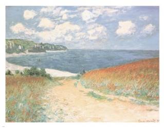 Chemin Dans Les Bles A Pourville | Obraz na stenu