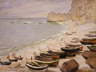 Boats on the Beach at Etretat, 1883 | Obraz na stenu