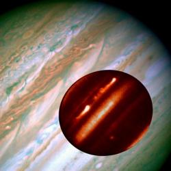 Hubble/IRTF Composite Image of Jupiter Storms | Obraz na stenu