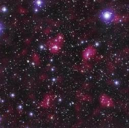 Dark Matter Distribution in Supercluster Abell 901/902 | Obraz na stenu