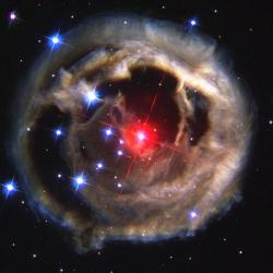 Light Echo From Star V838 Monocerotis - December 17, 2002 | Obraz na stenu