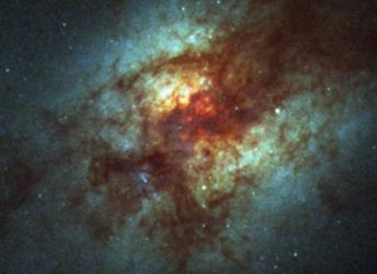 Super Star Clusters in Dust-Enshrouded Galaxy | Obraz na stenu