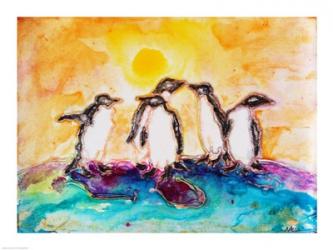 Penguins Under the Sun | Obraz na stenu