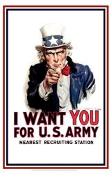 Uncle Sam  - I Want You | Obraz na stenu