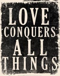 Love Conquers All - Voltaire Quote | Obraz na stenu