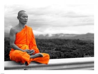 Abbot of Watkun Meditating | Obraz na stenu