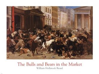 The Bulls and the Bears in the Market | Obraz na stenu