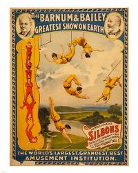 Trapeze Artists, Barnum & Bailey, 1896 | Obraz na stenu
