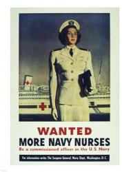Wanted! More Navy Nurses | Obraz na stenu