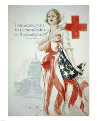 Harrison Fisher WWI American Red Cross Poster | Obraz na stenu