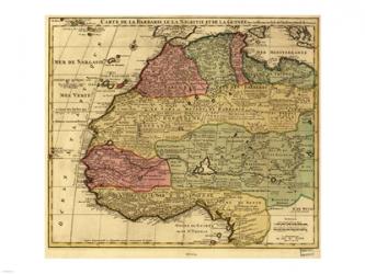 Map of Africa 1742 | Obraz na stenu