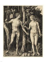 Adam and Eve in the garden | Obraz na stenu