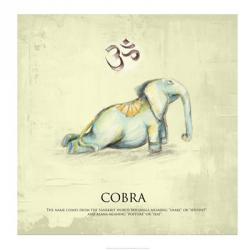 Elephant Yoga, Cobra Pose | Obraz na stenu