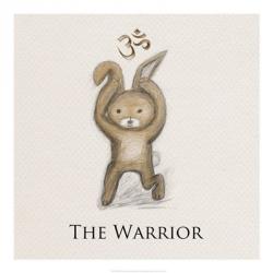 Bunny Yoga,The Warrior Pose | Obraz na stenu