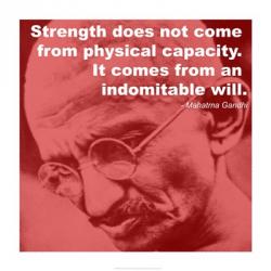 Gandhi - Strength Quote | Obraz na stenu