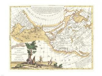 1776 Zatta Map of California and the Western Parts of North America | Obraz na stenu