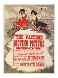 The Pastime moving picture show | Obraz na stenu