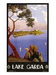 Lake Garda Tracel Poster | Obraz na stenu