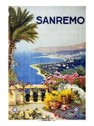San Remo, travel poster 1920 | Obraz na stenu