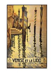 Venise et le Lido travel poster 1920 | Obraz na stenu