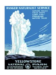 Yellowstone National Park poster 1938 | Obraz na stenu