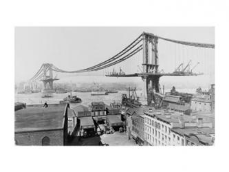 Manhattan Bridge Construction, 1909 | Obraz na stenu