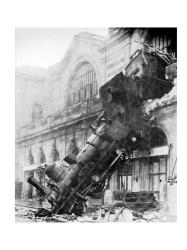 Train Wreck at Montparnasse 1895 | Obraz na stenu