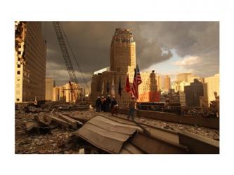 Debris On Surrounding Roofs at the site of the World Trade Center | Obraz na stenu