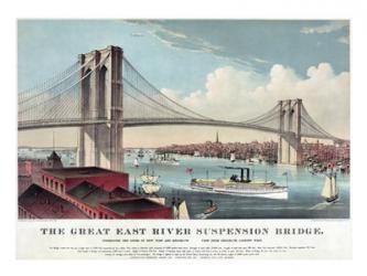 The Great East River Suspension Bridge | Obraz na stenu
