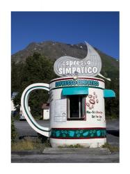 Espresso Simpatico Coffee Shop, Seward, Alaska | Obraz na stenu