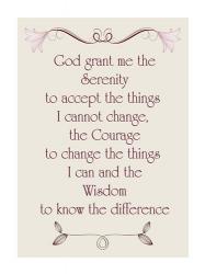 Serenity Prayer | Obraz na stenu