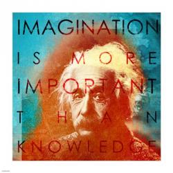 Einstein – Imagination Quote | Obraz na stenu