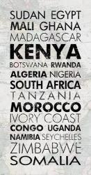 African Countries I | Obraz na stenu