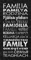 Family in Different Languages | Obraz na stenu
