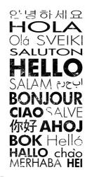 Hello Languages | Obraz na stenu
