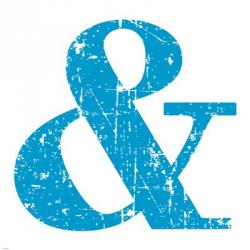 Blue Ampersand | Obraz na stenu