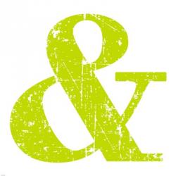 Lime Ampersand | Obraz na stenu