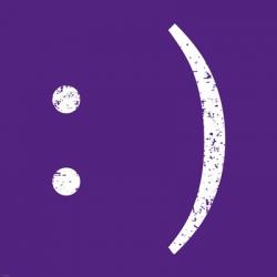 Purple Smiley | Obraz na stenu