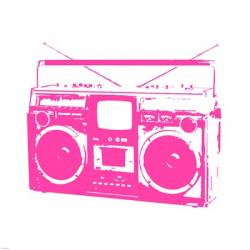 Pink Boom Box | Obraz na stenu