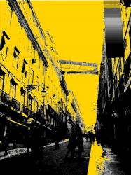 City Street on Yellow | Obraz na stenu