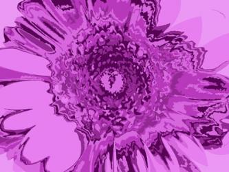 Pink Abstract Flower | Obraz na stenu