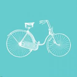 Aqua Bicycle | Obraz na stenu