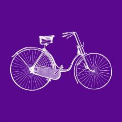 Purple Bicycle | Obraz na stenu