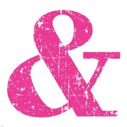 Pink Ampersand | Obraz na stenu